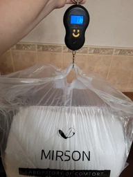 Ковдра бавовняна MirSon 095 зима 140х205 см (2200000015204) фото від покупців 1
