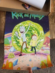 Постер серіалу Rick and Morty Рік та Морті (RM) фото від покупців 2