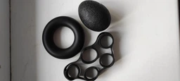 Набор кистевых эспандеров Hand Grip Kit 5 шт для пальцев, запястья с регулируемой нагрузкой черный (FI-2527) фото от покупателей 2