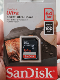 Карта памяти SanDisk Ultra SDXC 64GB Class 10 UHS-I (SDSDUNR-064G-GN3IN) фото от покупателей 5