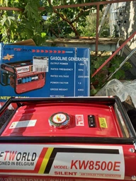 Бензиновий генератор 4,5 кВт з електрозапуском 3-х фазний KraftWorld KW8500E 4500 Вт з електричним стартером 220В /380В