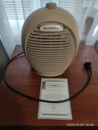 Тепловентилятор обігрівач підлоговий Kumtel HF-6331 фото від покупців 1