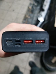 Павербанк 20000 mAh 22.5W Power Bank Baseus Adaman Портативный Аккумулятор Внешний Аккумулятор повербанк с быстрой зарядкой QC3.0+PD3.0 (PPAD000101) Черный фото от покупателей 2