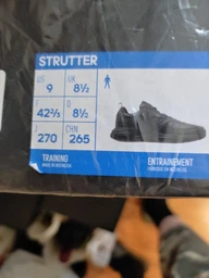 Мужские кроссовки для зала Adidas Strutter EG2656 45.5 (10.5UK) 29 см Core Black (4051043348235) фото от покупателей 17