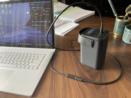 Повербанк O2 Project 60000 mAh 65 pro wat для макбуку, айфону. Зарядна станція на 6 портів USB Powerbank з ліхтариком (Black) фото от покупателей 1