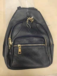 Рюкзак женский из натуральной кожи 7 л Laras K10162 Синий (ROZ6400034391)