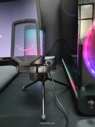 Микрофон Fifine RGB AmpliGame A6VW White