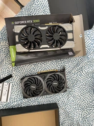 Відеокарта GF RTX 3060 12 GB GDDR6 Ventus 2X OC MSI (GeForce RTX 3060 VENTUS 2X 12G OC) (LHR) ( Black )