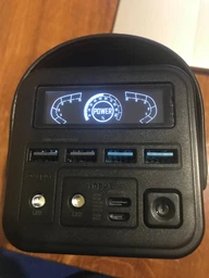 Повербанк O2 Project 60000 mAh 65 pro wat для макбуку, айфону. Зарядна станція на 6 портів USB Powerbank з ліхтариком (Black) фото от покупателей 2
