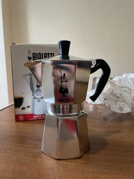 Кавоварка гейзерна Bialetti Moka Express Silver 0.23L (0001164) фото від покупців 1