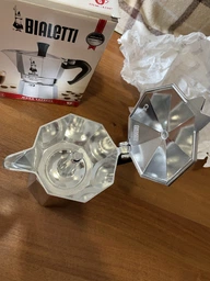 Кавоварка гейзерна Bialetti Moka Express Silver 0.23L (0001164) фото від покупців 3