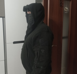 Флісова кофта військова з капюшоном 8461 ESDY M см Сірий 62142 фото від покупців 3
