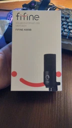 Cтудийный конденсаторный микрофон FIFINE K669 PINK со стойкой-пантографом и поп-фильтром