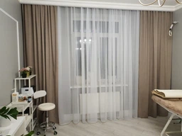 Тюль вуаль Jolie maison Шифон 900х280см Белый фото от покупателей 4