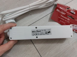 Удлинитель сетевой Bellight на 5 розеток с заземлением, кабель 10 м, электрический удлинитель для дома, офиса и промышленных помещений фото от покупателей 1