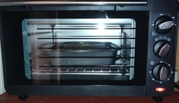 Духовка электрическая настольная SILVER CREST SGB A1 Mini 14 л домашняя печь для кухни гриль на 1,2 кВт для выпечки пиццы и мяса размеры 40x25.2x34.3см фото от покупателей 2