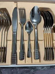 Набор столовых приборов ложки вилки ножи Cutlery Set (24 Предмета) фото от покупателей 7