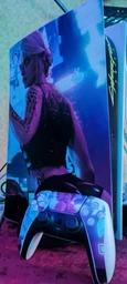 Виниловые наклейки на PS5 Disk Drive version и геймпад DualSense Cyberpunk 2077 Sony PlayStation 5 игровая консоль Skin (PV5056) фото от покупателей 4