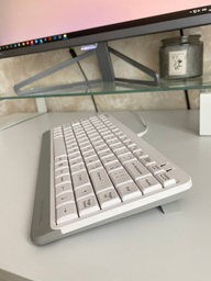 Клавиатура проводная A4Tech FK11 Fstyler Compact Size USB Grey (4711421953313) фото от покупателей 15