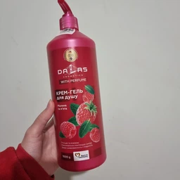 Крем-гель для душа Dalas Cosmetics Малина и мята 500 г (4260637722638_4823128000235)