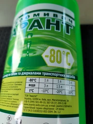 Омыватель стекла зимний Гарант -80°С 5 л (ЛАН2356-5) фото от покупателей 1
