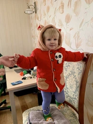 Куртка "Панда" Bilongo для хлопчика 100 см Червона 15020 фото від покупців 1