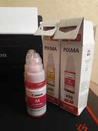 Чернила для Canon PIXMA G2411 Canon 490 Cyan 70мл 0664C001 фото от покупателей 1