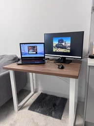 Письменный стол Ferrum-decor Драйв 750x1000x700 Белый металл ДСП Дуб Сонома 32 мм (DRA207) фото от покупателей 8
