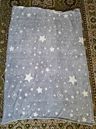 Плед "Звёзды, ракеты" Magic Blanket светящееся в темноте 150 x 180 см Плюшевый плед