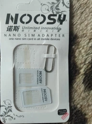 Nano, Micro Sim адаптер 3в1, ОЕМ переходник iPhone 4 5 + скрепка