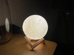 Бездротова лампа дитячий Нічник Місяць 3D AVVS tech Moon Lamp G-7 original фото від покупців 17