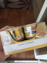 Вологий корм для котів Gourmet Gold Гурме Голд паштет з куркою консерва 85 г (7613031381494) фото від покупців 1