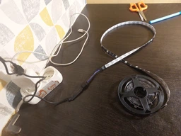 Светодиодная лента LED Strip Light SMD 5050 RGB (30 LED/m) 5 м для подсветки телевизора и интерьера от USB на силиконе с пультом управления фото от покупателей 12