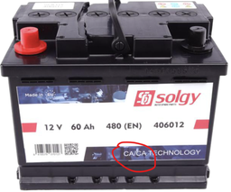 Автомобильный аккумулятор Solgy 60Ah/500A (230x172x222/+R) (406010) фото от покупателей 7