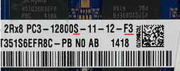 Оперативна пам'ять 4 ГБ, DDR3, для ноутбуків, SK hynix (1600 МГц, 1.5 В, CL11, HMT351S6EFR8C-PB) Б/В фото від покупців 5