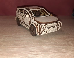 Kонструктор 3D пазл авто Kросовер Sport 3DBRT 175 деталей Дерев'яна машинка Бежева