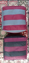 Пуф Кубик Полосатий Оксфорд розмір Стандарт+ Студія Комфорту Сірий + Жовтий фото від покупців 14