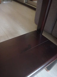 Вішалка підлогова дерев'яна для одягу та костюма, костюмна вішалка-слуга з поліцею, колір венге фото от покупателей 2