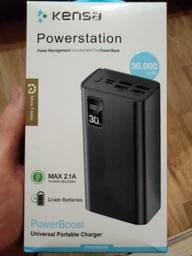 Повербанк ACL PW47, Power Bank 30000 mah, Зовнішній портативний акумулятор, 2xUSB/Type-C/MicroUSB, Білий фото від покупців 1