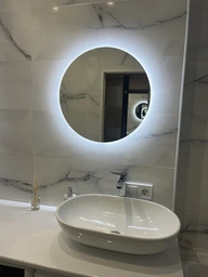 Зеркало "Экватор" круглое с подсветкой LED ML - 14 (65х65) фото от покупателей 2