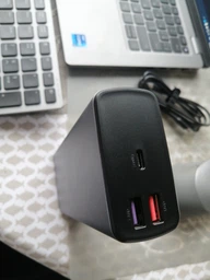 Повербанк Usams 65W Metal Quick Charge 30000mAh + кабель USB-C 100W для MacBook/iPad/iPhone/ Xiaomi/ Samsung/Huawei фото від покупців 1