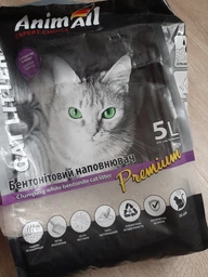 Наповнювач бентонітовий для котячого туалету AnimAll Premium 10 л - лаванда фото от покупателей 6