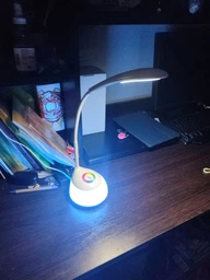 Настольная лампа светодиодна LED с баратеей и RGB ночником Sneha (997542A5 LED 3w Battery) фото от покупателей 1