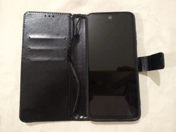 Чохол Idewei для Xiaomi Redmi 10 шкіра PU чорний фото від покупців 1