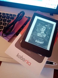 Сенсорная электронная книга Kobo Nia 6” E-Ink Carta 1024х758 ComfortLight PRO Black