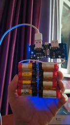 Модуль Power Bank. Стабилизатор/преобразователь напряжения повышающий 2хUSB DC-DC 3,2-4,2В на 5В 2А под 18650 акуумуляторы фото от покупателей 4