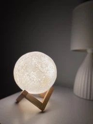 Бездротова лампа дитячий Нічник Місяць 3D AVVS tech Moon Lamp G-7 original фото від покупців 15