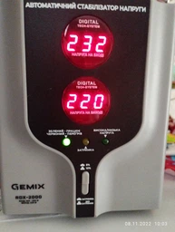 Стабілізатор напруги Gemix RDX-2000 фото від покупців 1
