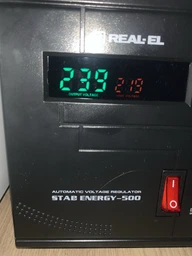 Стабілізатор REAL-EL Stab Energy-500 Black фото від покупців 9