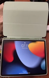 Силиконовый чехол обложка + Pencil Holder BBM1 для iPad Pro 12.9’’ 2021/2022 Серо-фиолетовый фото от покупателей 5
